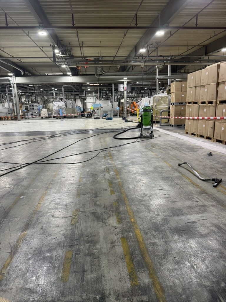 Sanierung und Vorbereitung eines beanspruchten Produktionsbodens