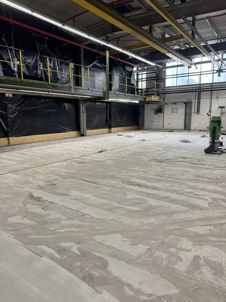 Mechanisch vorbereitete Produktionsfläche